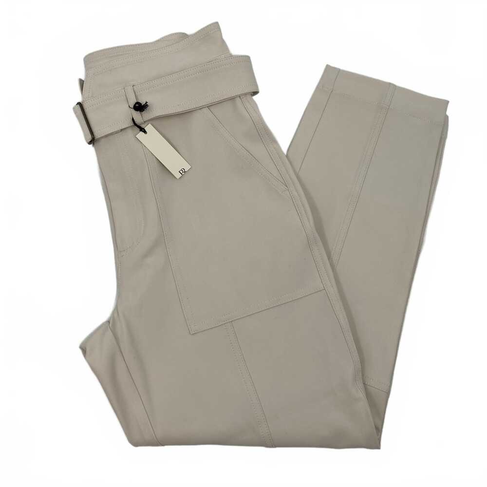 Banana Republic Beige Trousers Belted Tapered | Womens 6